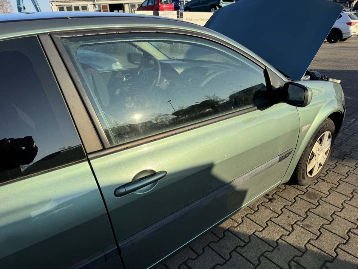 Renault Megane 2 original T&uuml;r rechts TED97 Gr&uuml;n 3-T&uuml;rer Rohbau Bj.2005